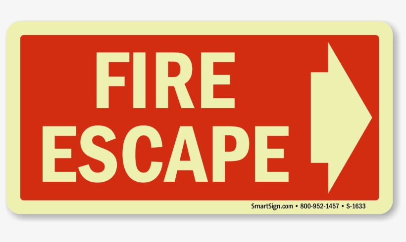 Zoom, Price, Buy - Fire Escape Sign, transparent png #3374306