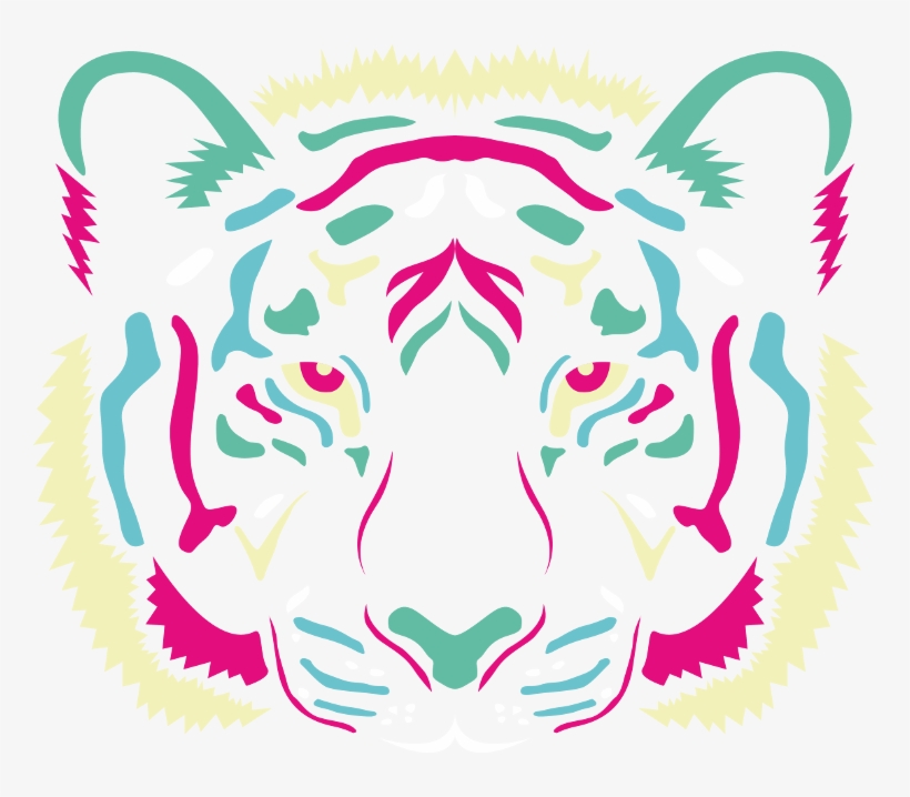 Tigre-face - Tiger Cmyk, transparent png #3374523