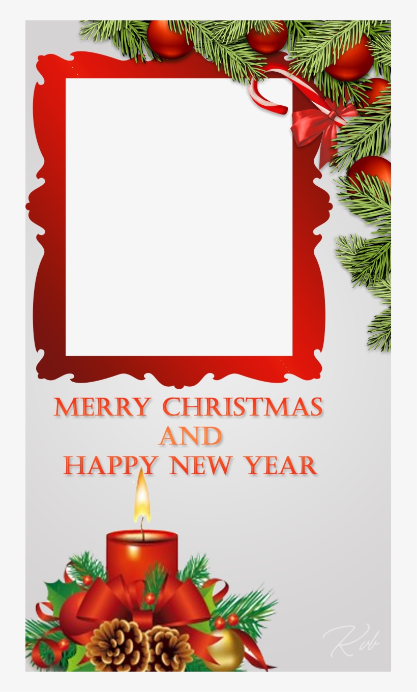 Free Download - Happy Christmas Photo Frames, transparent png #3374744