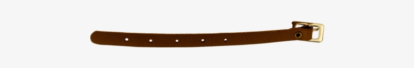 Tan 5/16" X 5" Economy Leather Strap With Gold Buckle - Strap, transparent png #3374830