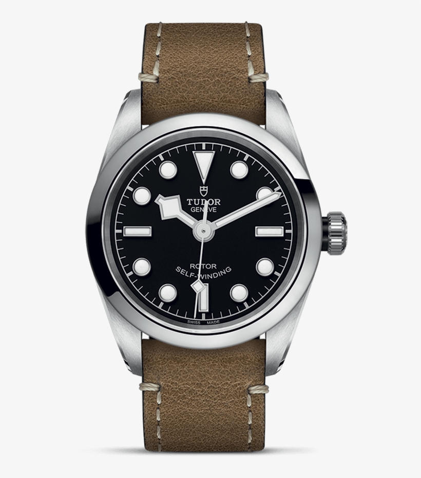 Beige Leather Strap - Tudor Heritage Black Bay 41, transparent png #3374905