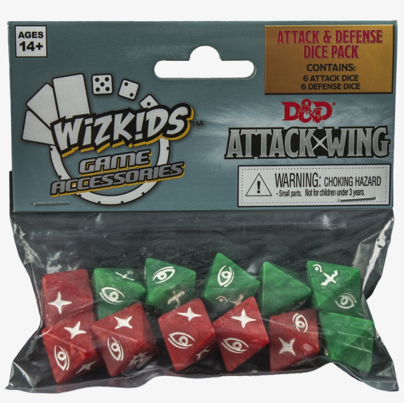 Dungeons And Dragons - Dungeons & Dragons Attack Wing Dice Set, transparent png #3375212