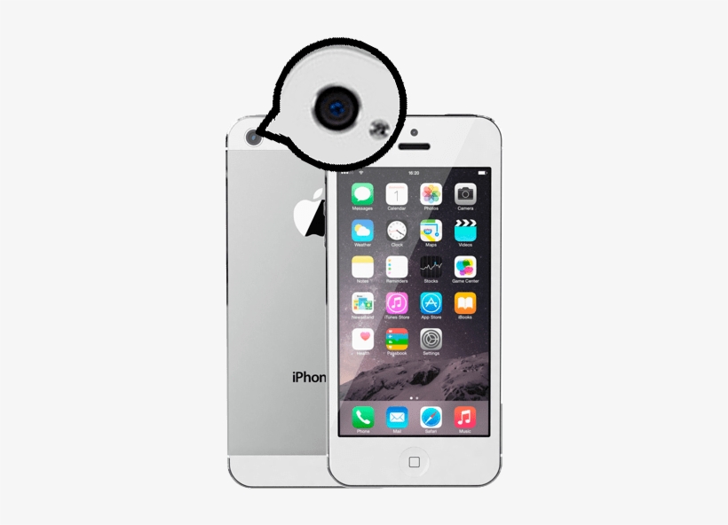 Iphone5 Camera Replacement - - Apple Iphone 5 (16gb A1429 - Genuine Refurbished), transparent png #3375350