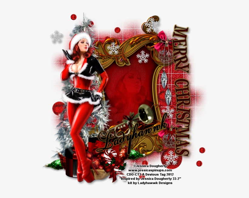 Sexy Santa - Christmas Ornament, transparent png #3375640