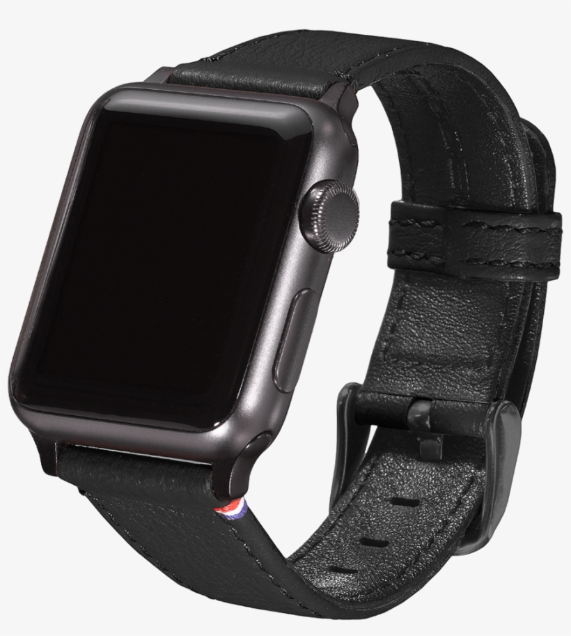 Decoded Leather Strap For Apple Watch - Leather Apple Watch Straps Uk, transparent png #3375687