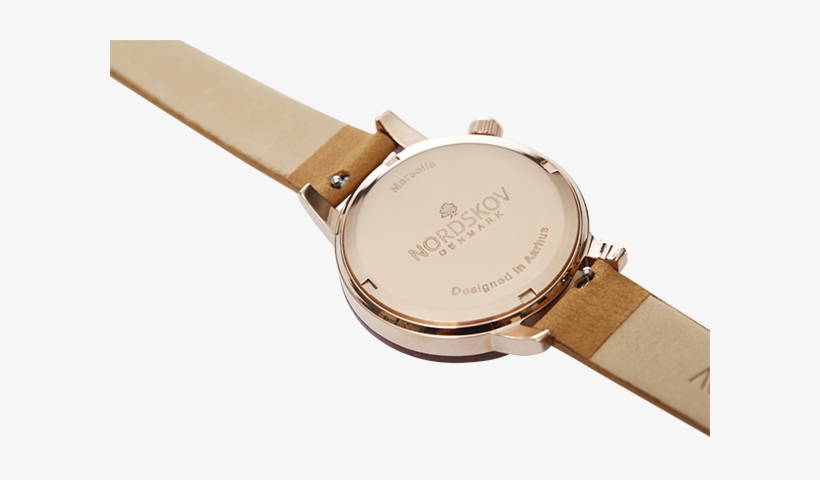 Nordskov Light Brown Leather Strap - Bagsiden, transparent png #3375838