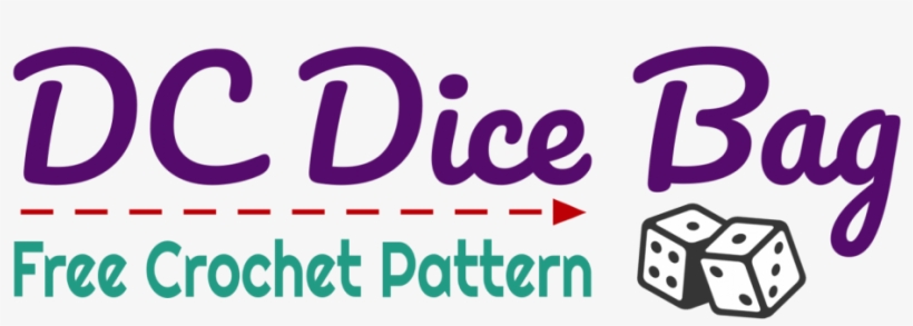 Dc Dice Bag - Crochet, transparent png #3375889