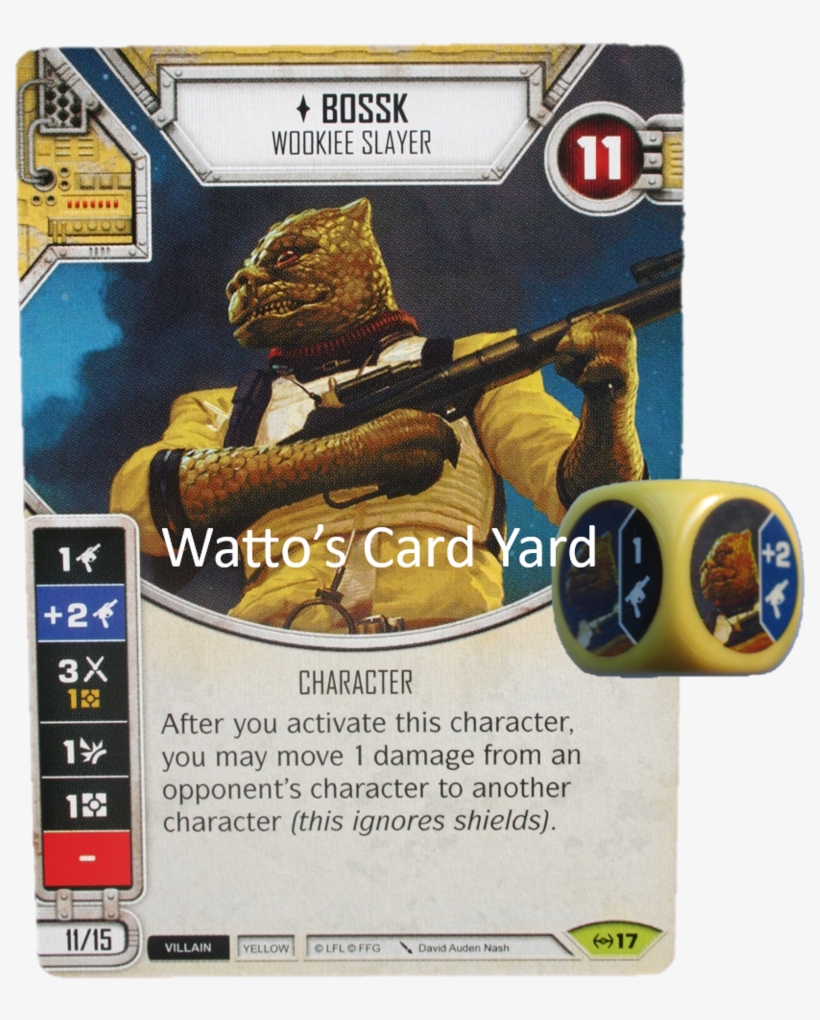 Bossk, Wookie Slayer - Star Wars Destiny: Bala-tik: Gang Leader - Awakenings, transparent png #3375944