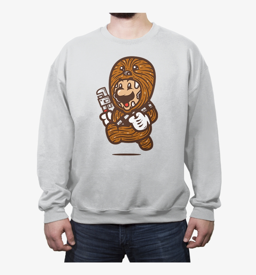 Wookie Plumber - Crew Neck - Crew Neck - Ript Apparel - T-shirt, transparent png #3375977