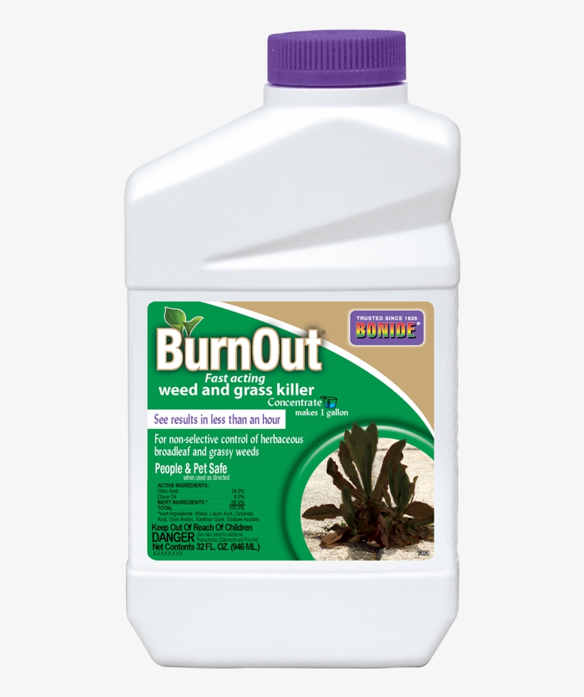 Burnout® Conc - Davespestdefense Burnout Weed And Grass Killer Ready, transparent png #3376293