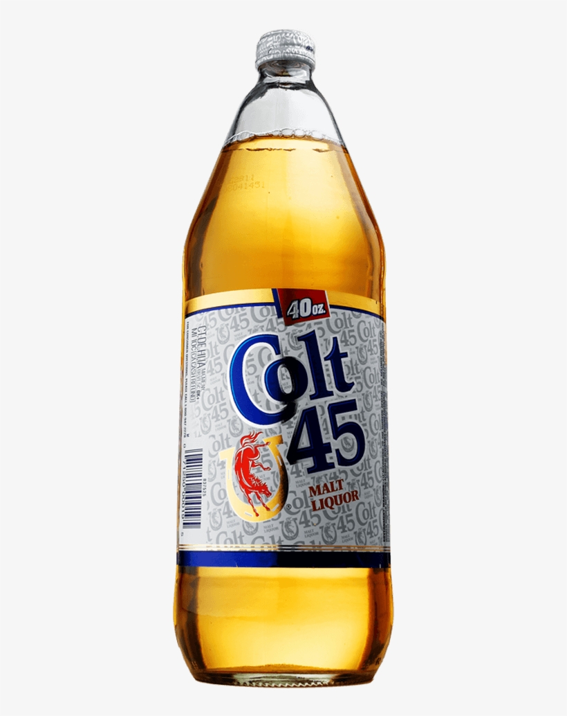 Colt - Colt 45 Malt Liquor - 40 Fl Oz, transparent png #3376821