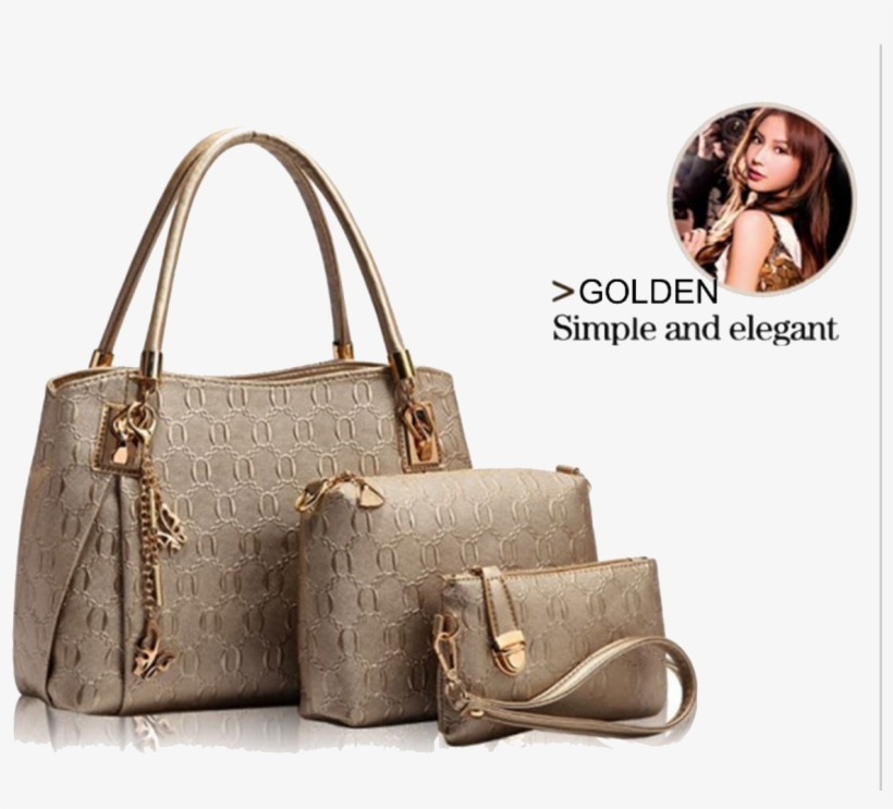 Women Bag Png Hd - Women Pu Leather Shoulder Bag Ladies Purse Handbag, transparent png #3377218