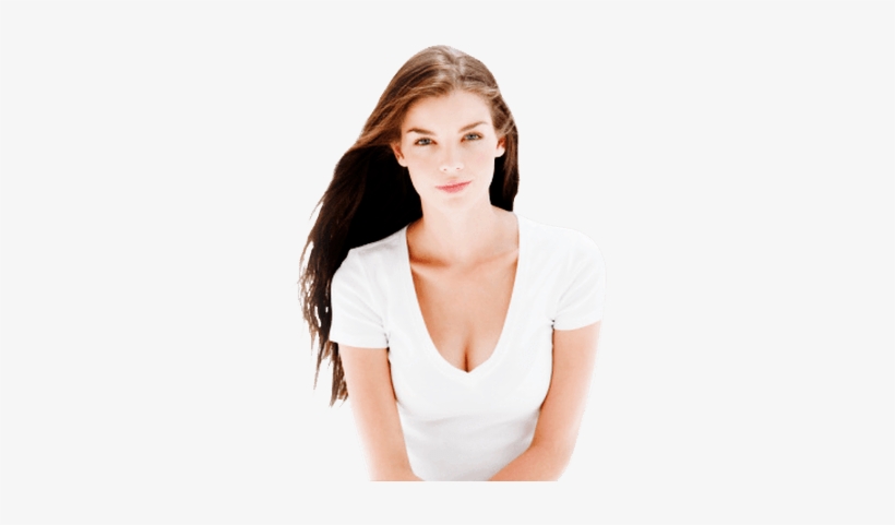 Long Hair Brunette Woman - Business Woman Face Png, transparent png #3377514