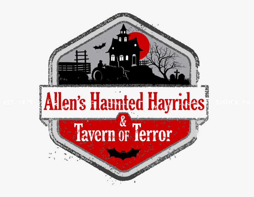 Welcome To Allen's Haunted Hayride And Tavern Of Terror - Allen's Haunted Hayride, transparent png #3377643
