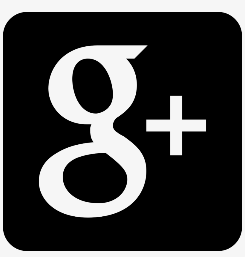 Google Plus Logo On Black Background Comments - Google Plus Logo Black, transparent png #3378976