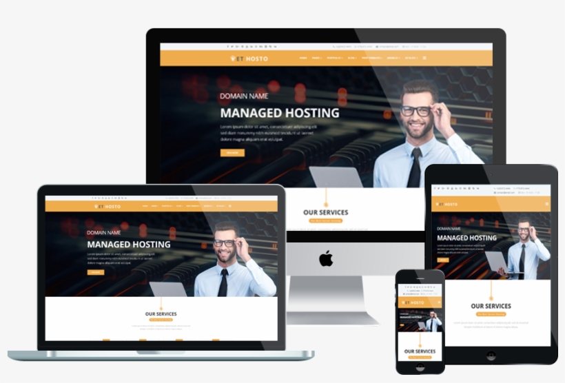 Et Hosto Free Responsive Joomla Template - Hotel & Booking Joomla Template, transparent png #3379280
