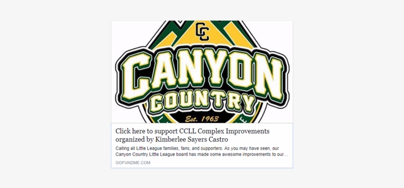 Ccll Go Fund Me For Artificial Turf - Signage, transparent png #3379345