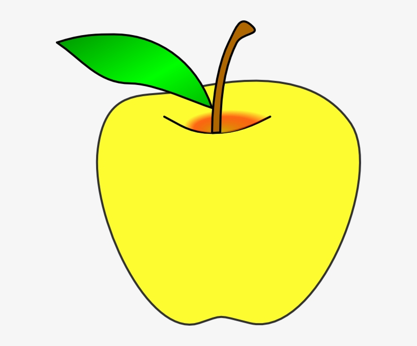 Yellow Apple Clip Art - Yellow Apples Clipart, transparent png #3379453
