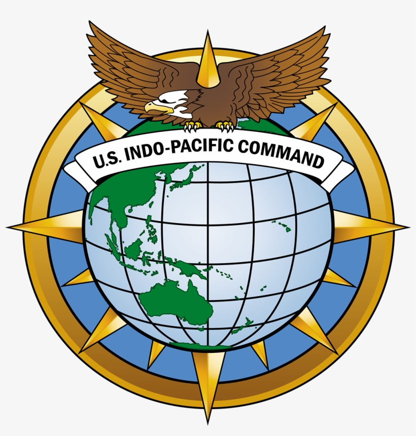 To Download The Official Usindopacom Emblem, Right - Us Indo Pacific Command Logo, transparent png #3379809