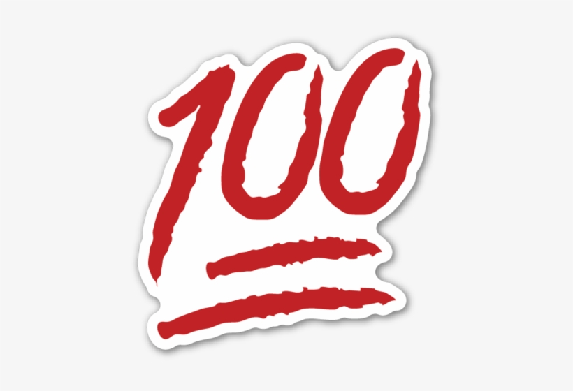 If You Are Looking For The Emoji Sticker Pack, Which - 💯 Emoji, transparent png #3379912