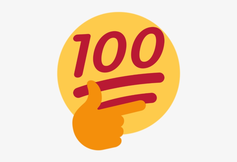 100thinking Discord Emoji - Thinking Emoji, transparent png #3380169