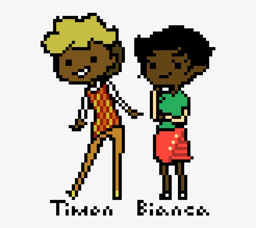 Timon And Bianca - Cartoon, transparent png #3380323