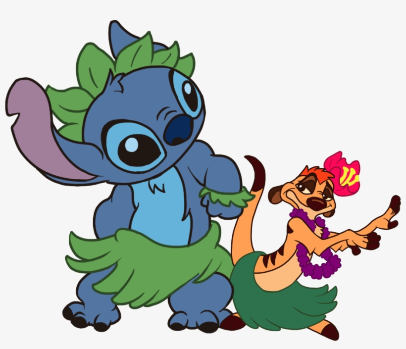 Png Royalty Free Download By Phantomphoenix On Deviantart - Timon Pumba Y Stitch, transparent png #3380373