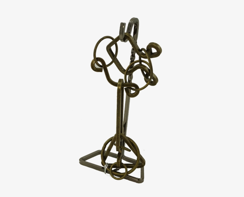 Confucius Confusion Metal Disentanglement Puzzle - Disentanglement Puzzle, transparent png #3380932