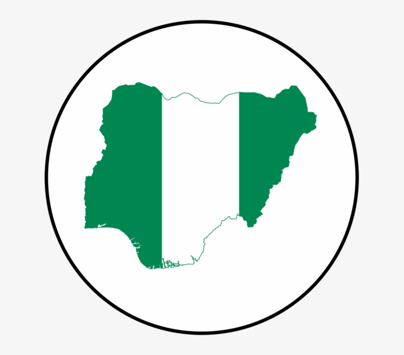 Nigeria Nigerian Map Flag National Country Badge 25mm - Catholic Youth Organization Of Nigeria, transparent png #3381027