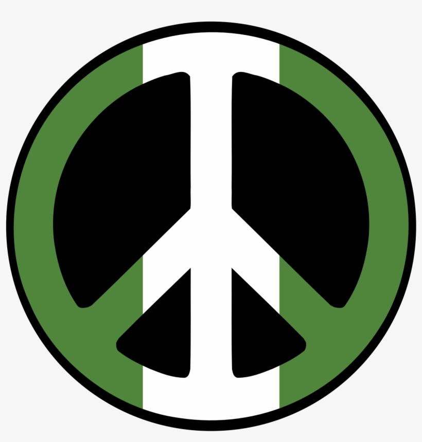 Nigeria Flag Pictures - Peace And Love, transparent png #3381104