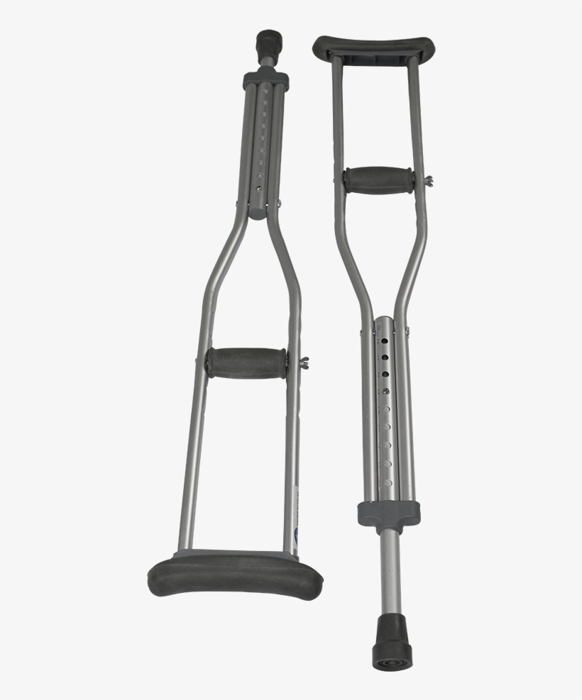 Underarm Aluminium Crutches - Crutch, transparent png #3381319