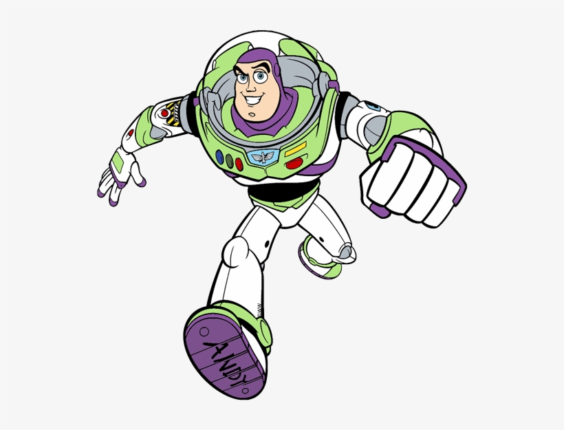 Buzz Running - Buzz Lightyear Coloring Pages, transparent png. 