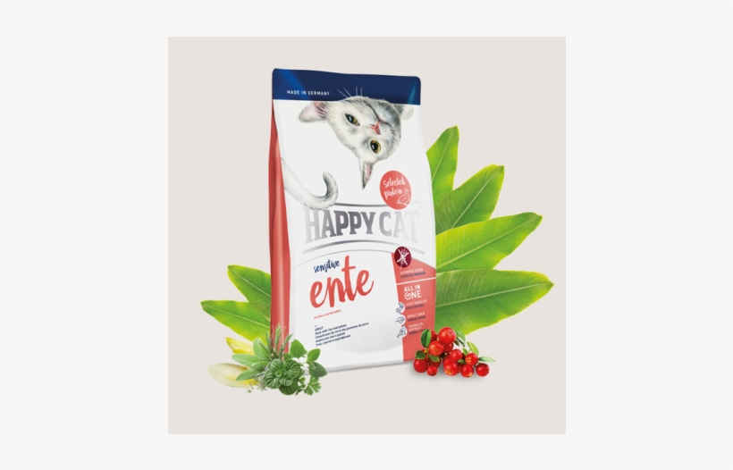 Sensitive Food Happy Cat Sensitive Duck With Rice And, transparent png #3381733