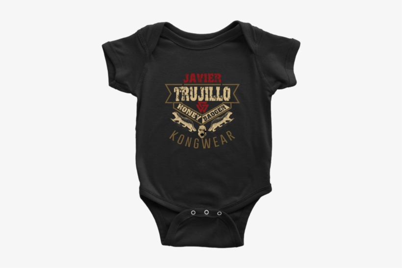 Kong X Javier Trujillo "honey Badger" Onesie - Infant Bodysuit, transparent png #3381781