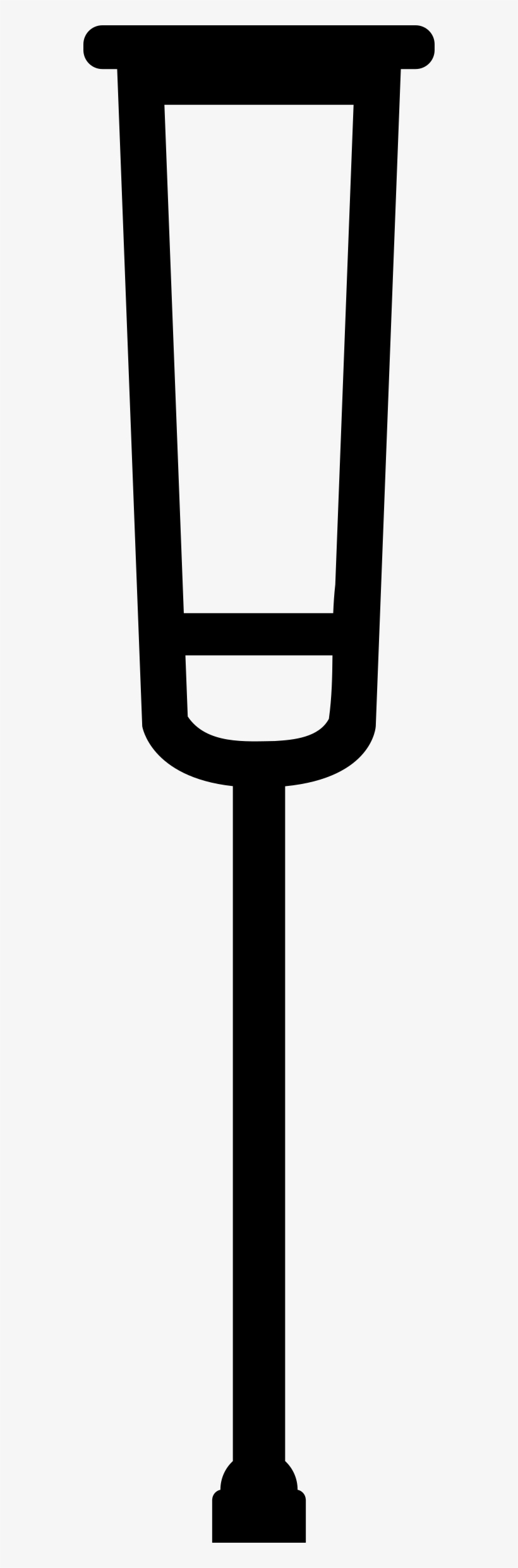 Crutches Png - Crutch Silhouette, transparent png #3381846