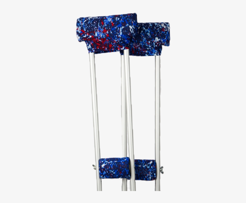 Blue Paintball Crutch Padded Covers - Broomball, transparent png #3381892