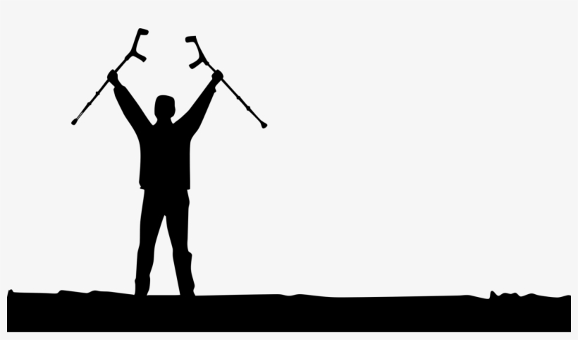 Sprained Ankle Injury Therapy Disability Crutch - Discovery Of Divine Healing, transparent png #3381928