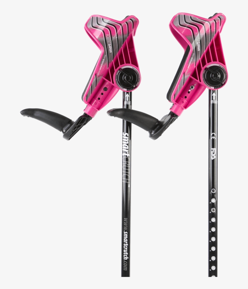 Pink Crutches From Smartcrutch - Smart Crutches Purple, transparent png #3381952