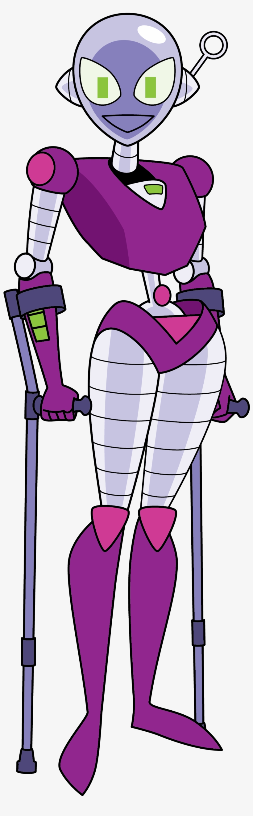 Connie With Crutches - Cartoon, transparent png #3381991