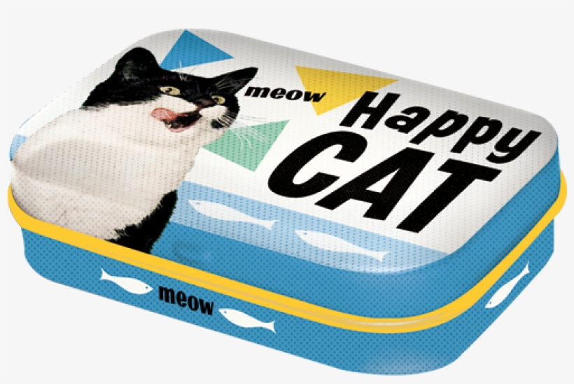 81341 - Nostalgic Art Bonbóny Happy Cat, transparent png #3382223