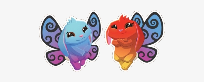 Butterfly Bunny - Tunnel Town Bunnies Transparent, transparent png #3382438