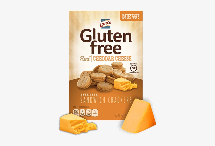Lance Gluten Free Cheddar Cheese Crackers, transparent png #3382644
