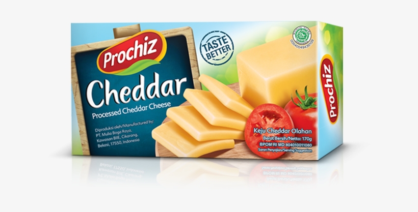 Prochiz Cheddar - Prochiz Cheddar Keju Cheddar, transparent png #3382721