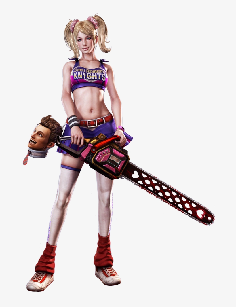 Juliet Starling From Lollipop Chainsaw In The Ga-hq - Cute Character From Games, transparent png #3382821