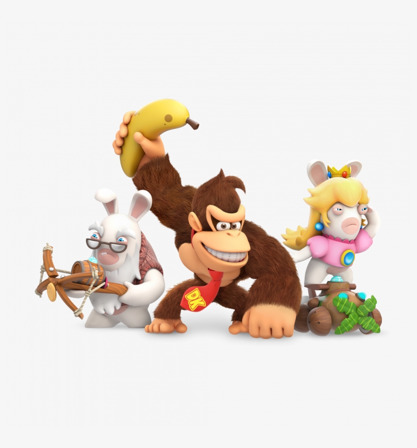 [ Img] - Mario Rabbids Kingdom Battle Donkey Kong, transparent png #3382840