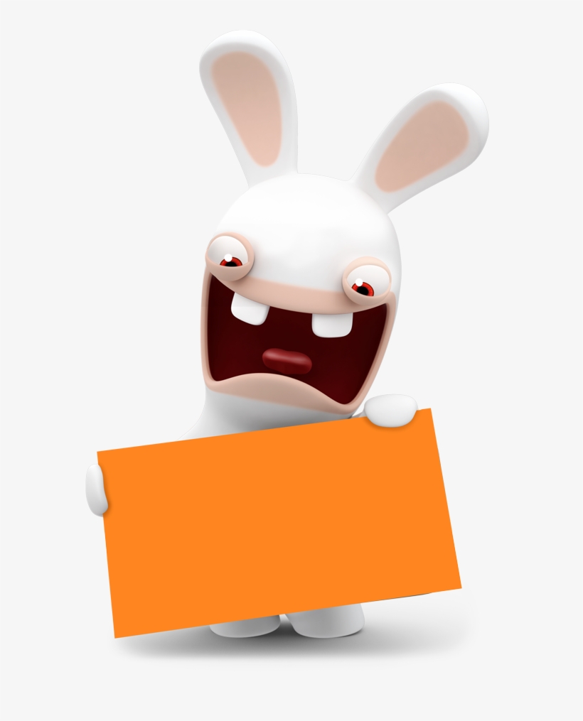 Hero - Lapin Cretin Pancarte, transparent png #3382888