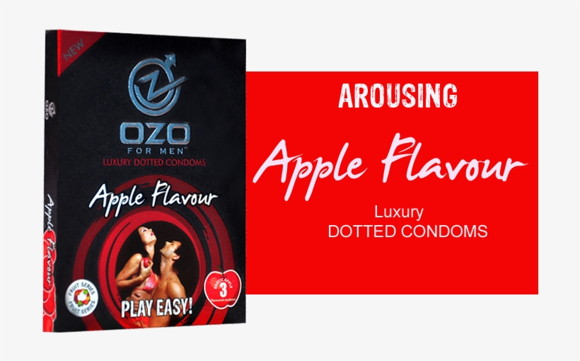 Ozo For Men Condoms Apple Flavour - Ozo Condom, transparent png #3382910