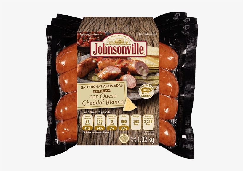 Premium Smoked Sausage With White Cheddar Cheese - Johnsonville Meatballs, Homestyle - 24 Oz, transparent png #3383183