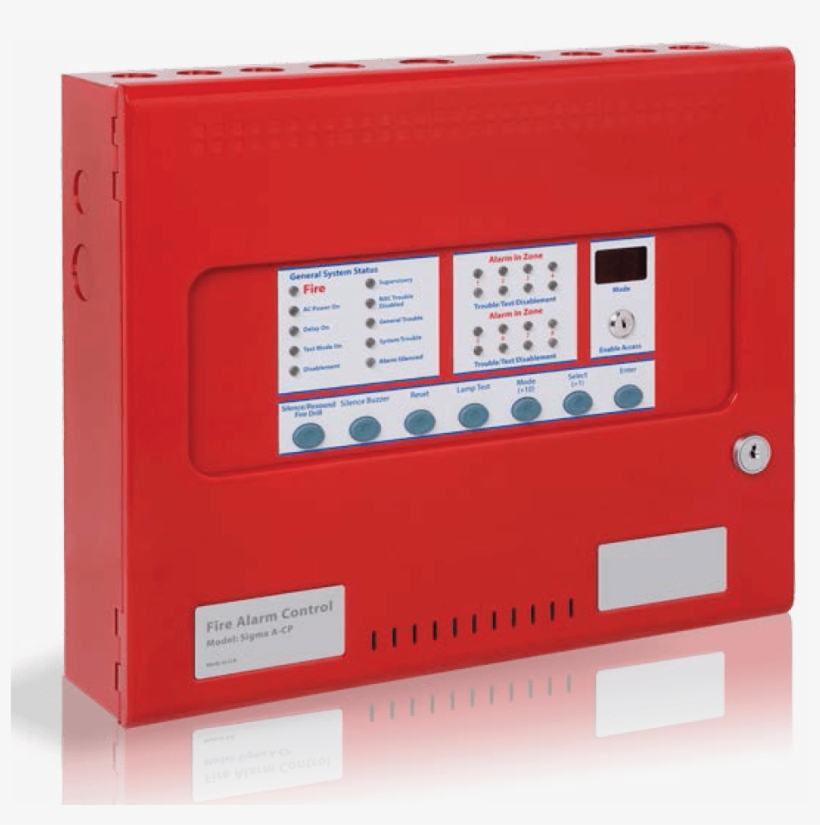 Kentec Sigma A-cp Conventional Control Panel - Conventional Fire Alarm Control Panel, transparent png #3383254