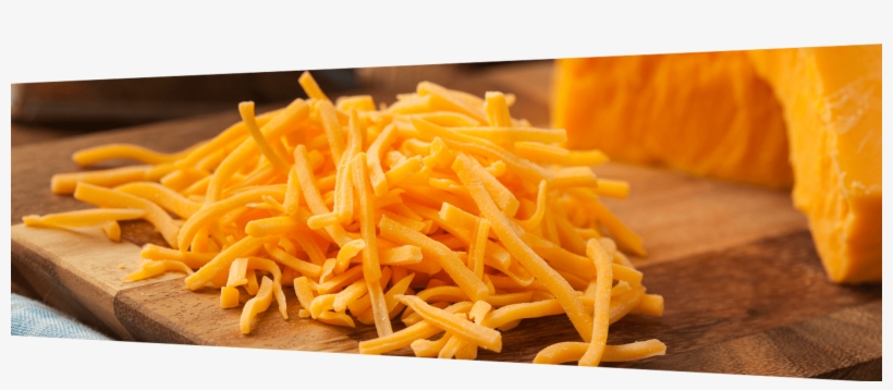 Image Of Grate Cheddar Cheese On A Cutting Board - Great Cheese, transparent png #3383323